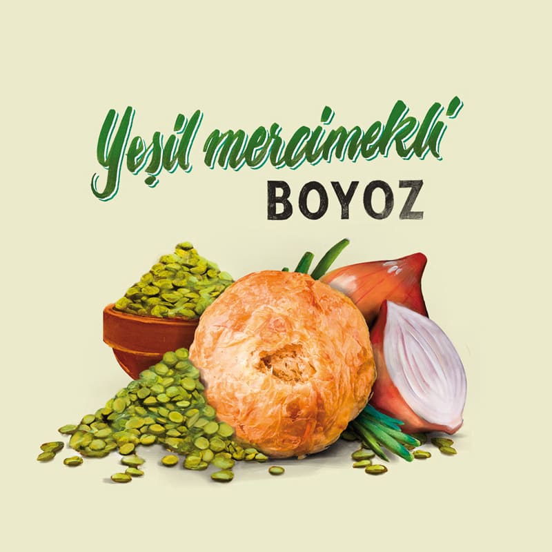Yeşil Mercimekli Boyoz